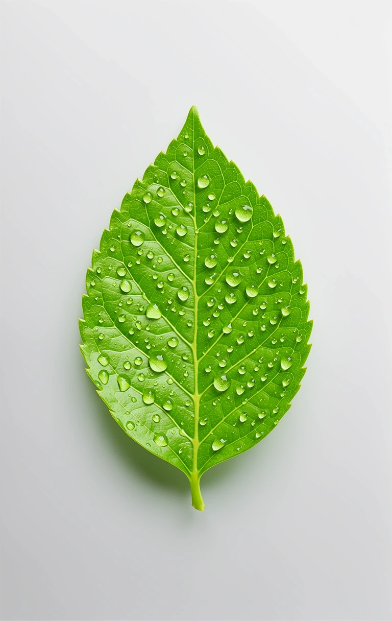 Detailaufnahme eines Blattes