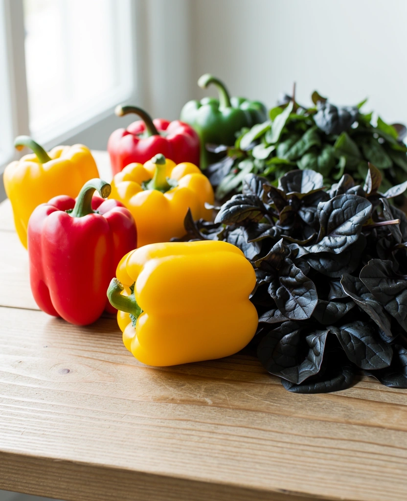 Frisches Gemüse als Symbol für Wohlbefinden