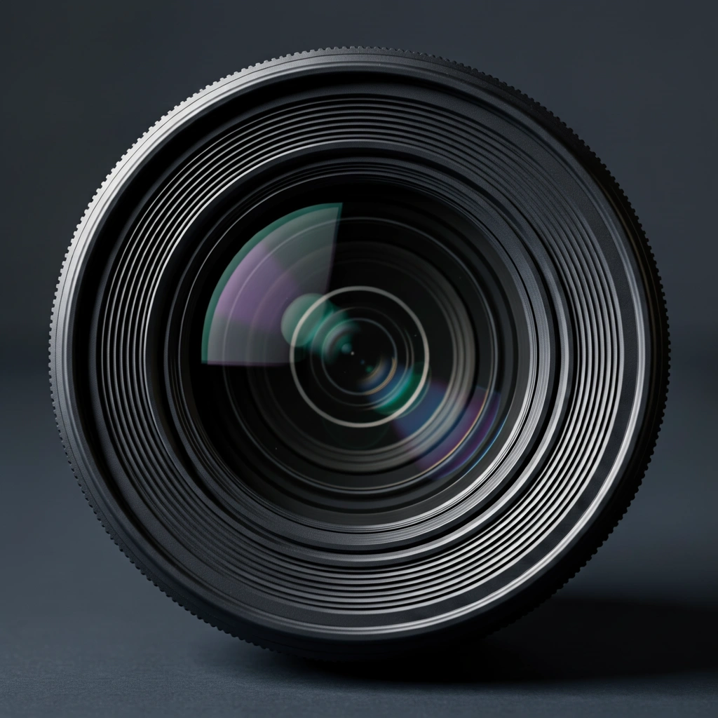 Kameraobjektiv Symbol für Fokus