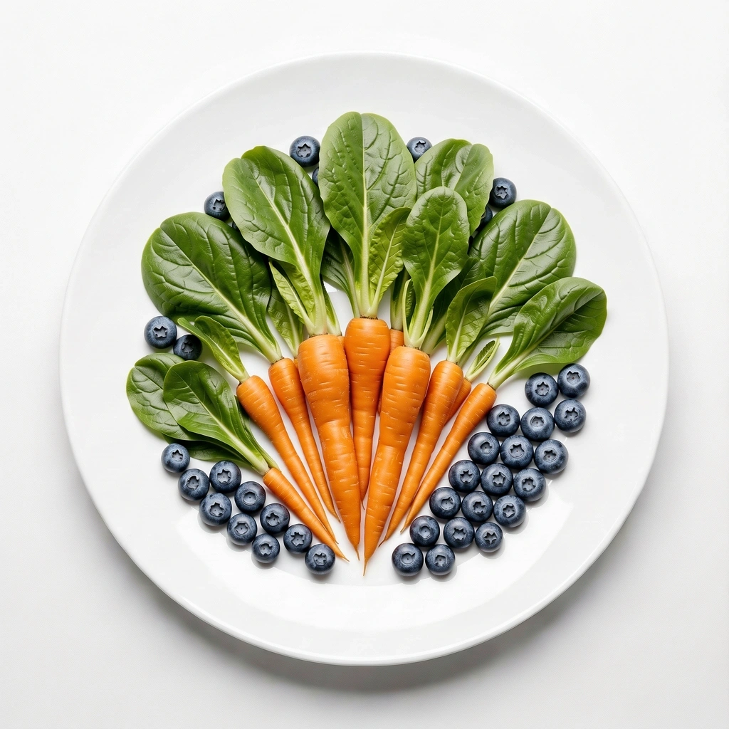 Frische Lebensmittel für die Augen